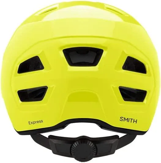 Used Smith Optics Express MIPS Adult MTB Cycling Helmet - Matte Neon Yellow Viz/Medium