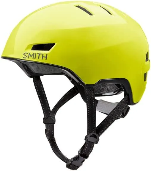 Used Smith Optics Express MIPS Adult MTB Cycling Helmet - Matte Neon Yellow Viz/Medium