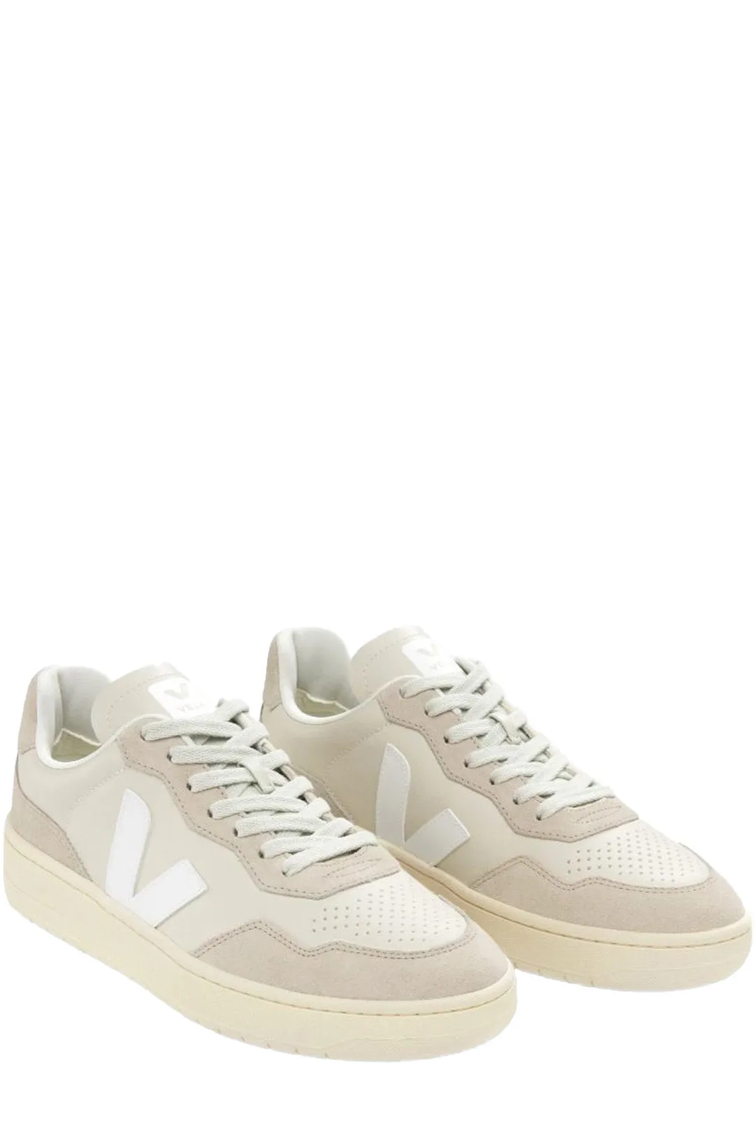 V-90 Organic-Traced Leather Sneakers