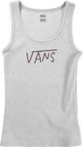 Vans Breana Girls Rib Tank T-Shirt - Cement Heather -