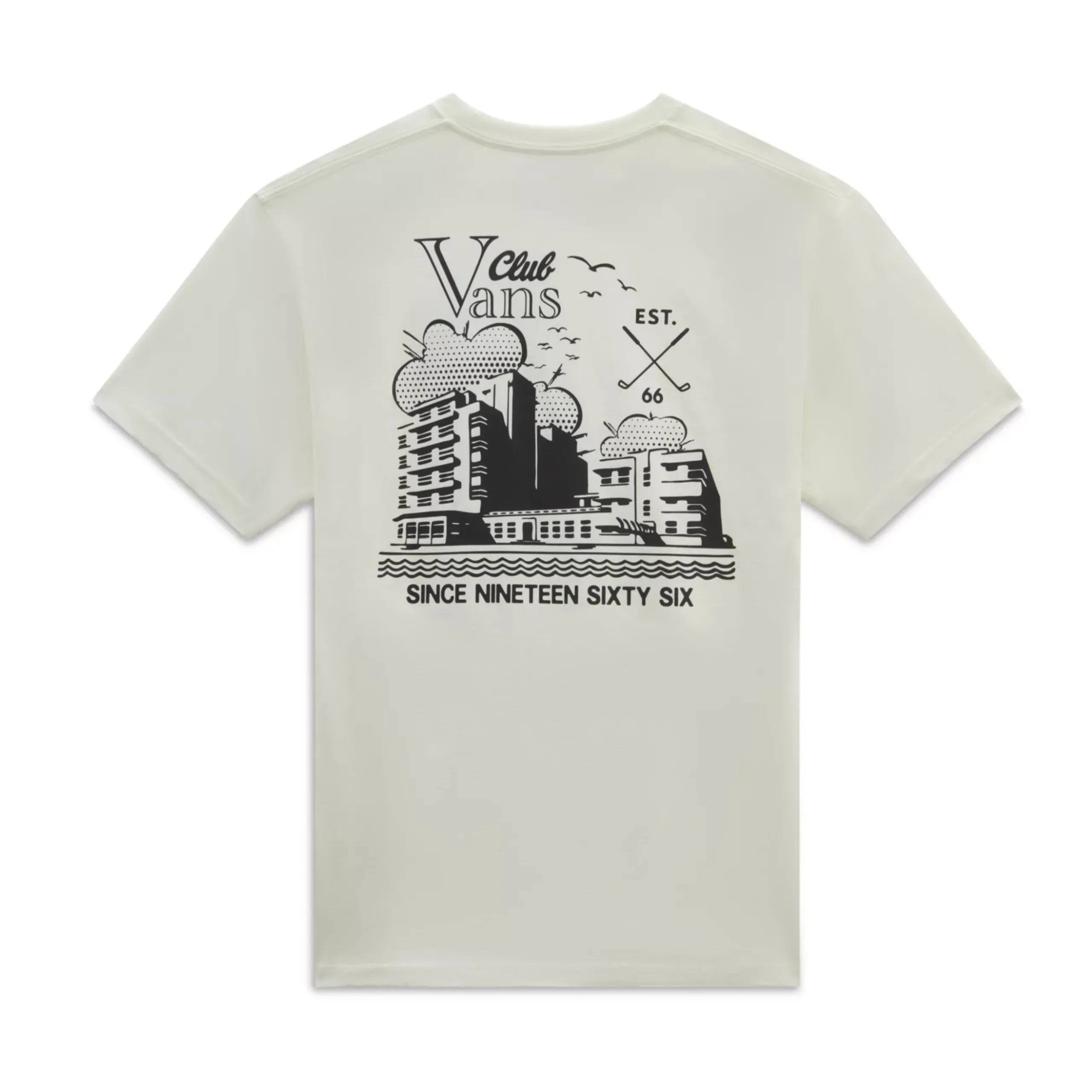 Vans Club Vee T-Shirt - Marshmallow exclusive at Remix