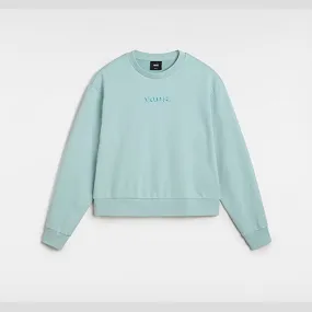 Vans ESSENTIAL RELAXED FIT SWEATSHIRT (GRAY MIST) WOMEN BLUE