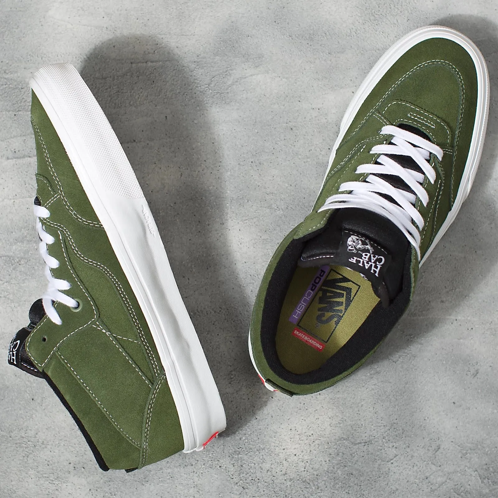 Vans Half Cab 92' Skate Shoe - Chive