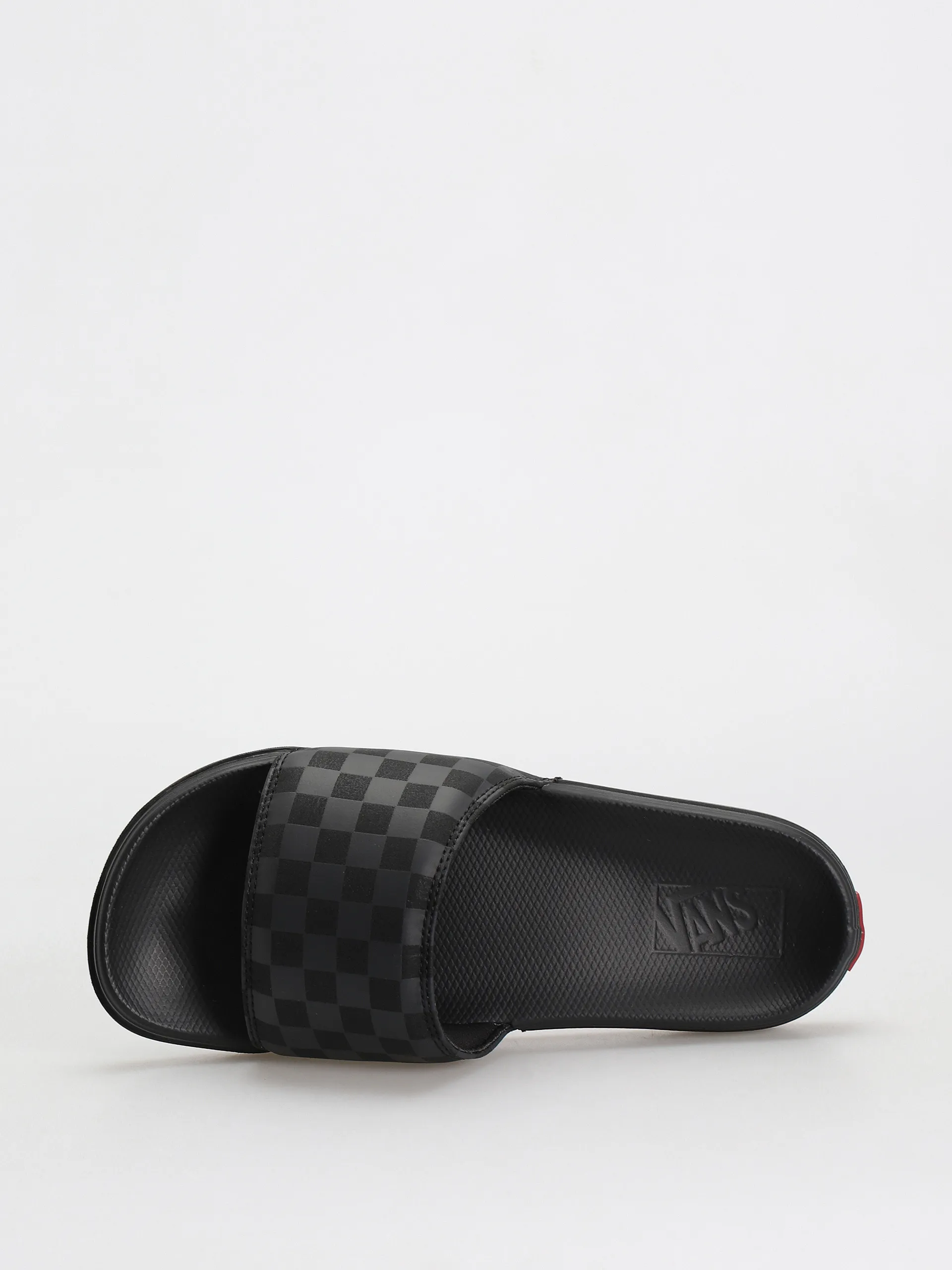 Vans La Costa Slide On Flip-flops (checkerboard black/black)