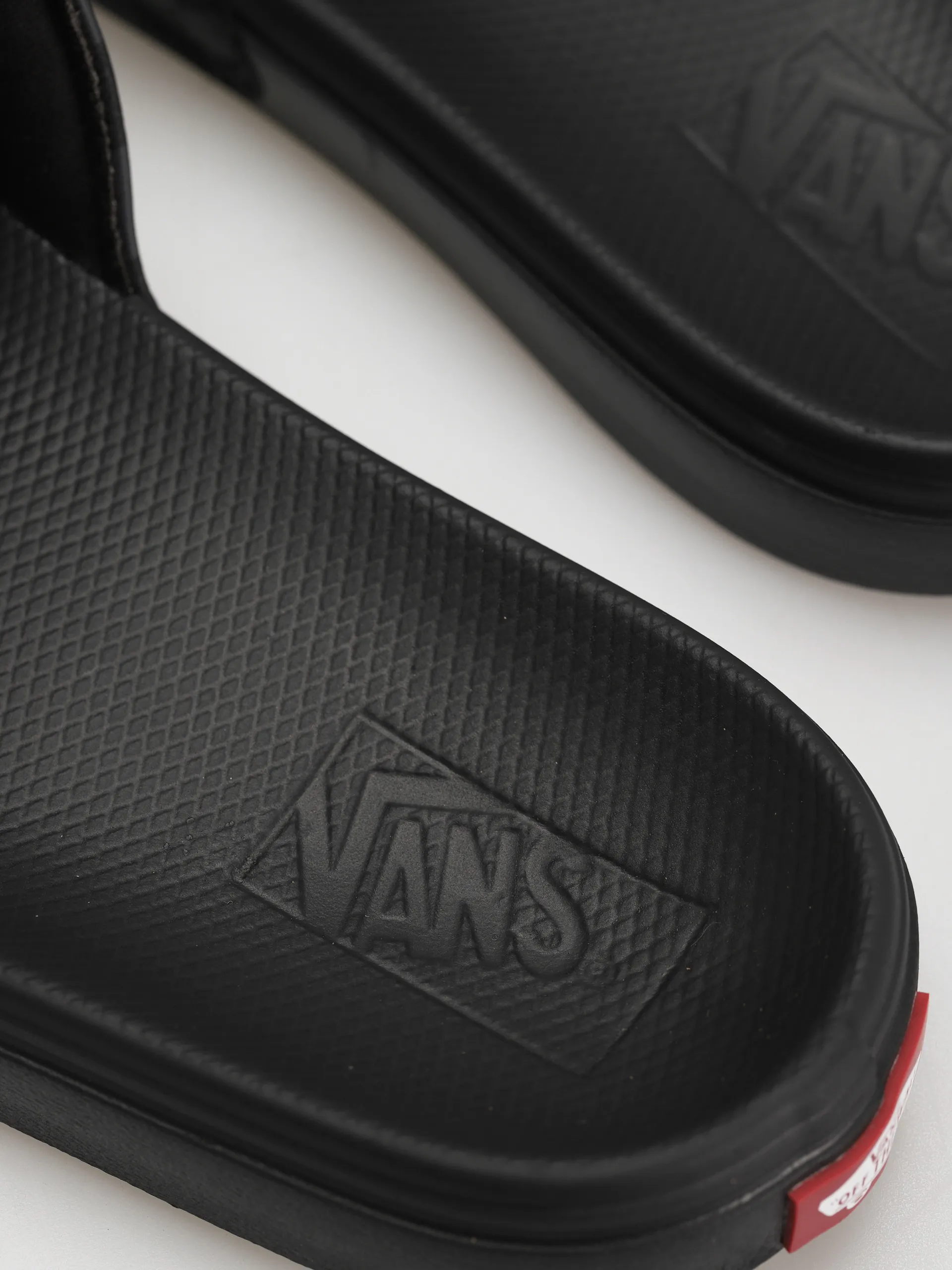 Vans La Costa Slide On Flip-flops (checkerboard black/black)