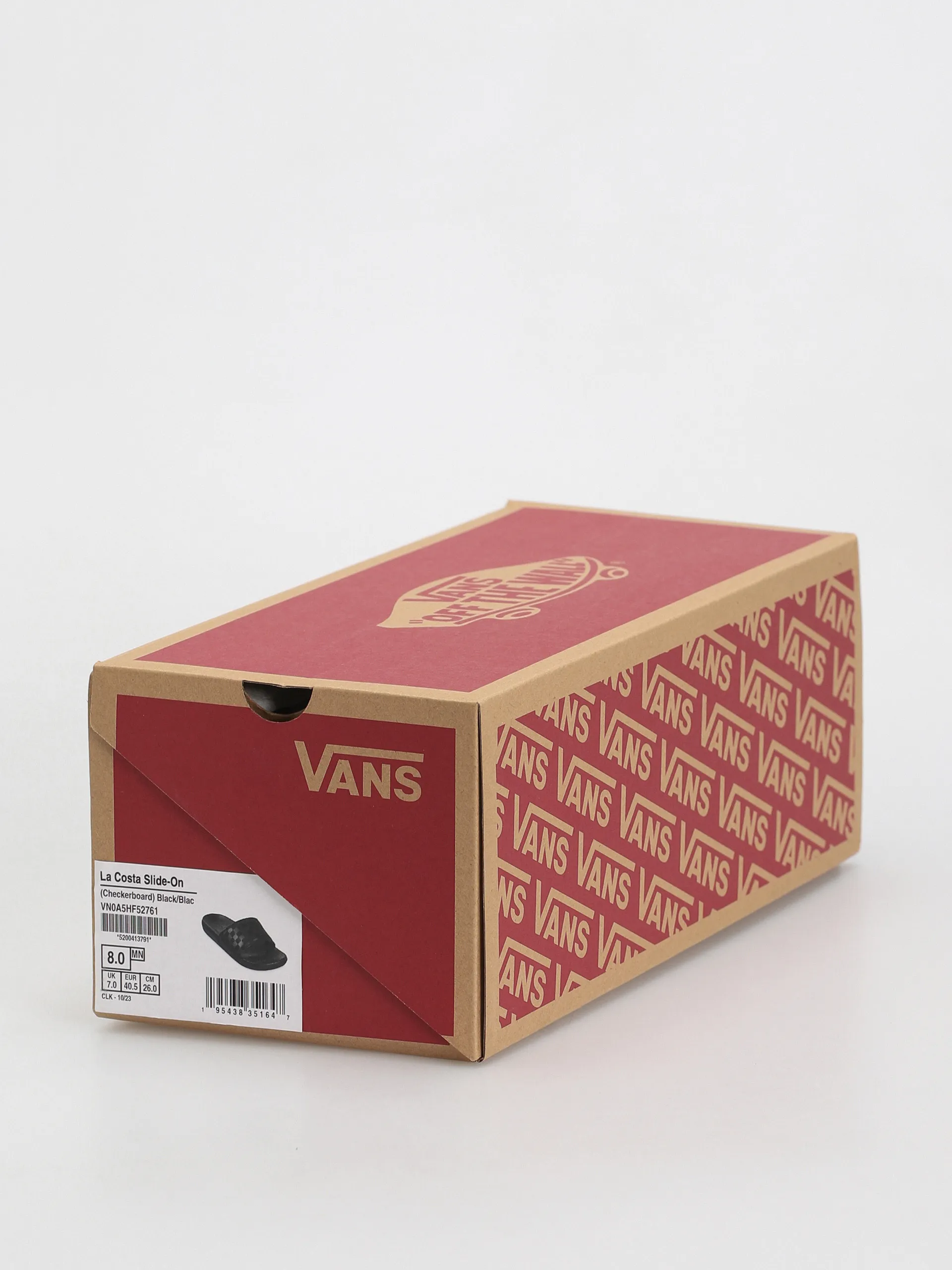 Vans La Costa Slide On Flip-flops (checkerboard black/black)