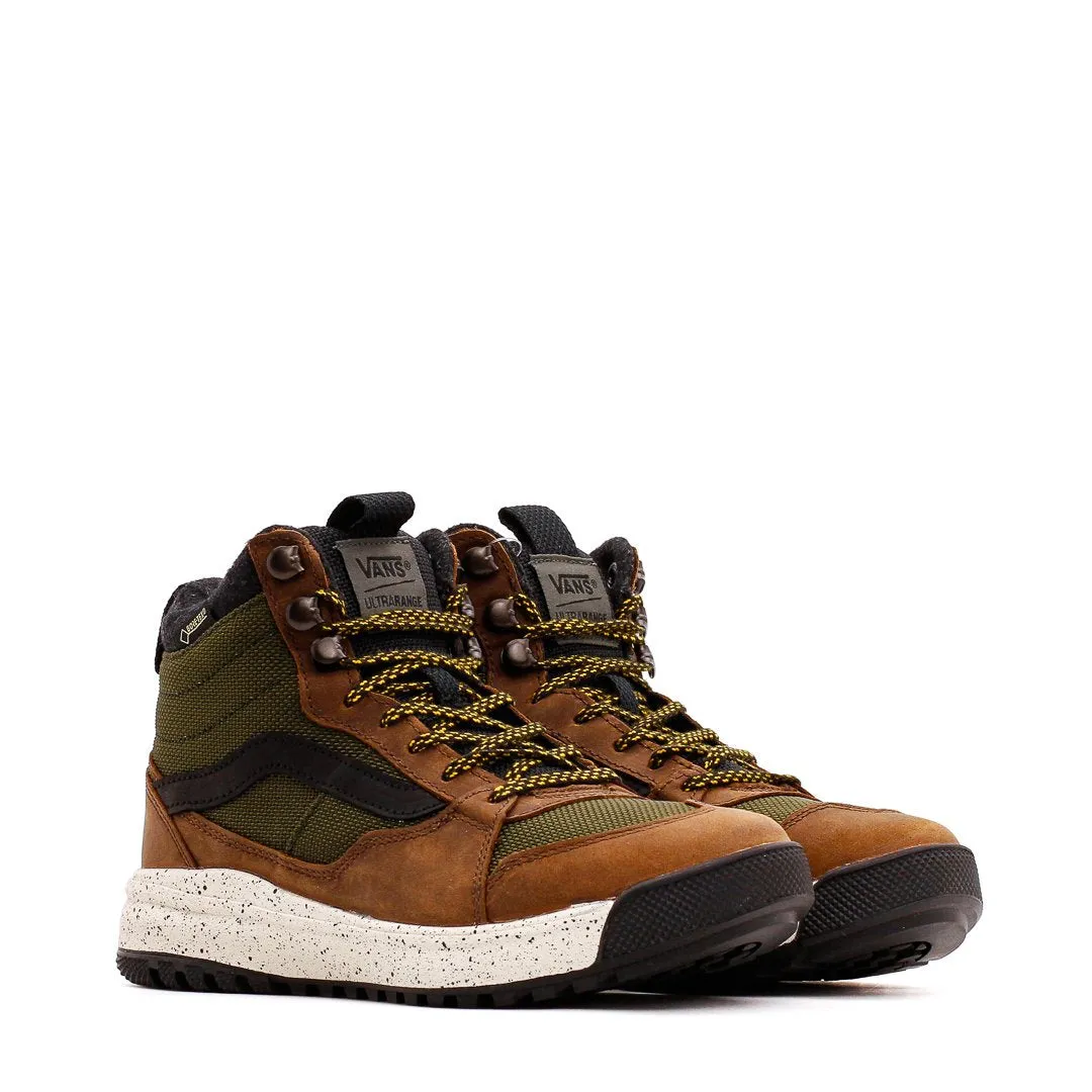 Vans Men Ultrarange MTE Hi GoreTex Green Brown VN0A4BIZ20A