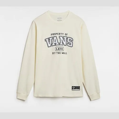 Vans PROPERTY OF LONG SLEEVE T-SHIRT (MARSHMALLOW) MEN WHITE