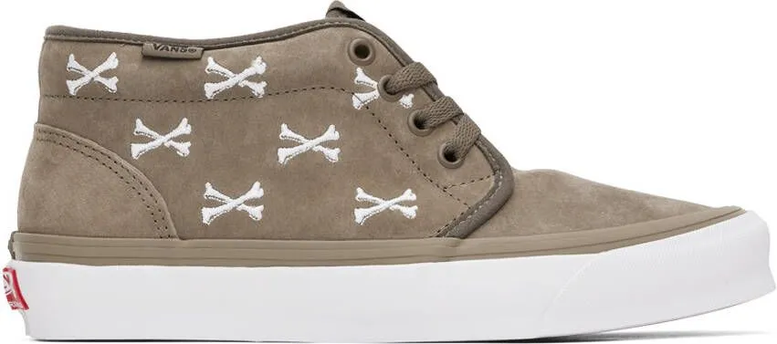 Vans Taupe WTAPS Edition OG Chukka LX Sneakers