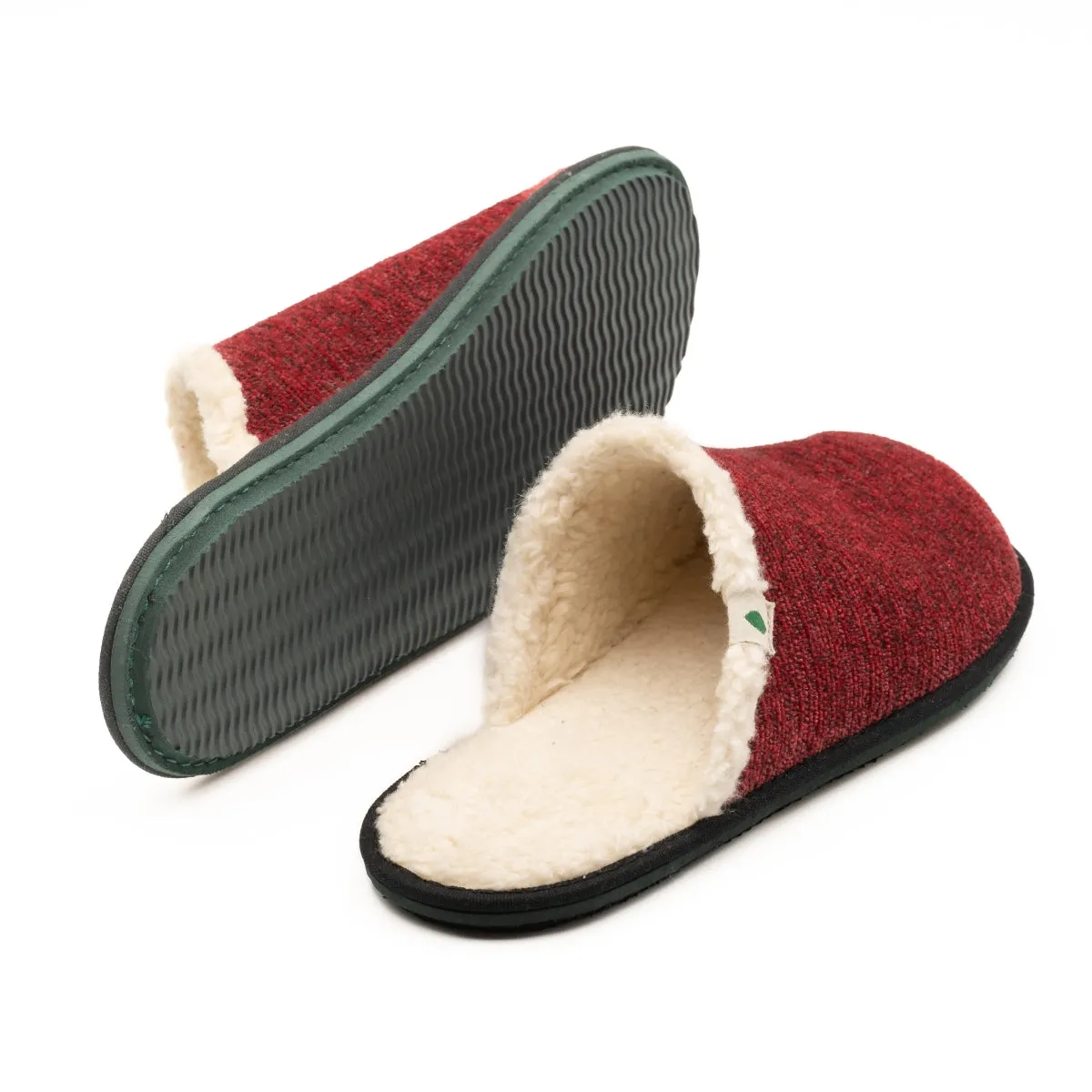 Vegan home slipper bourdeaux SAW007