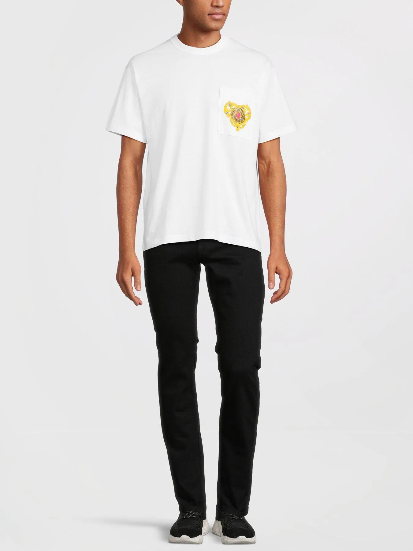 Versace Jeans Couture Heart Couture Regular Fit T-shirt - White