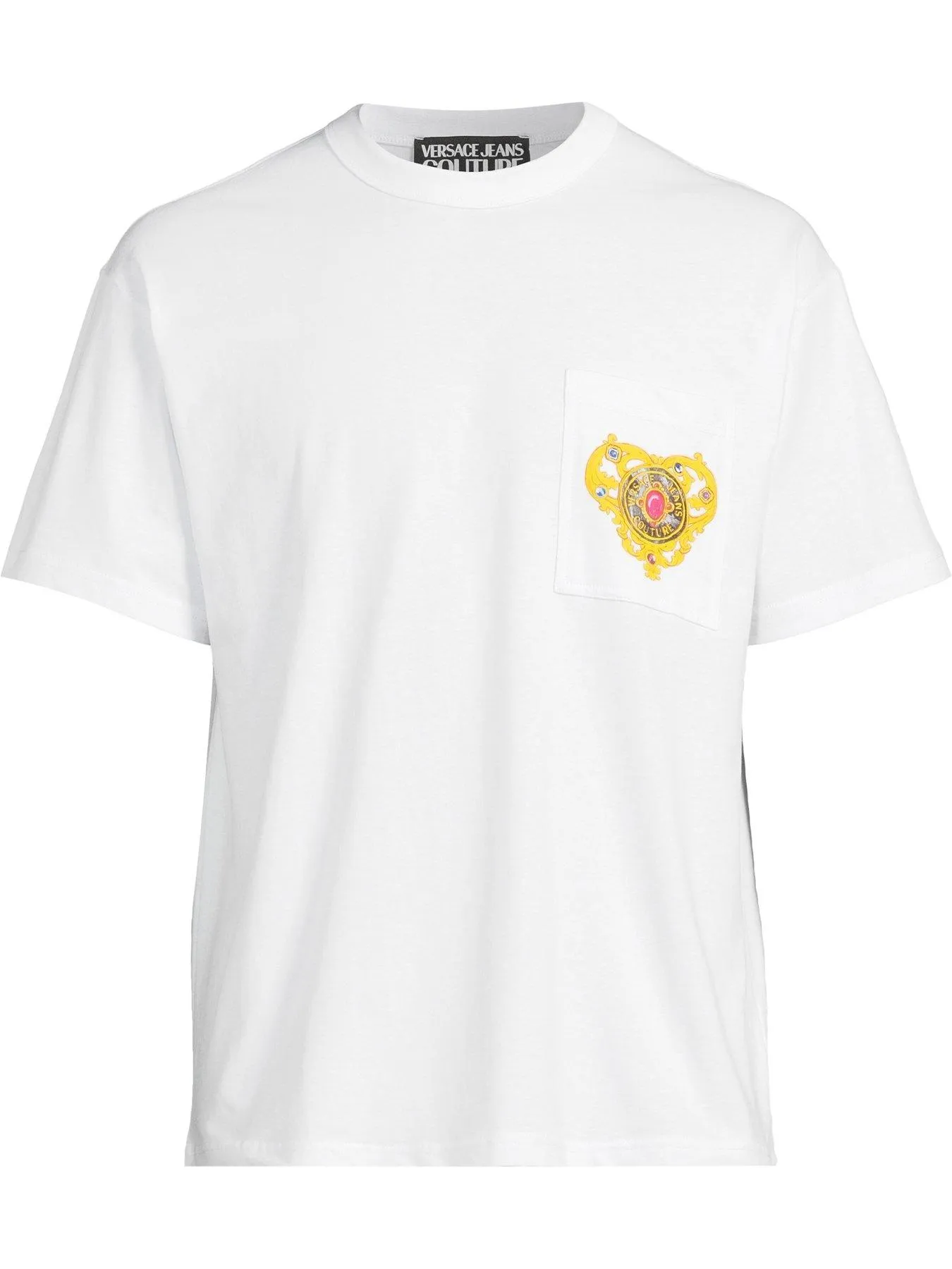 Versace Jeans Couture Heart Couture Regular Fit T-shirt - White