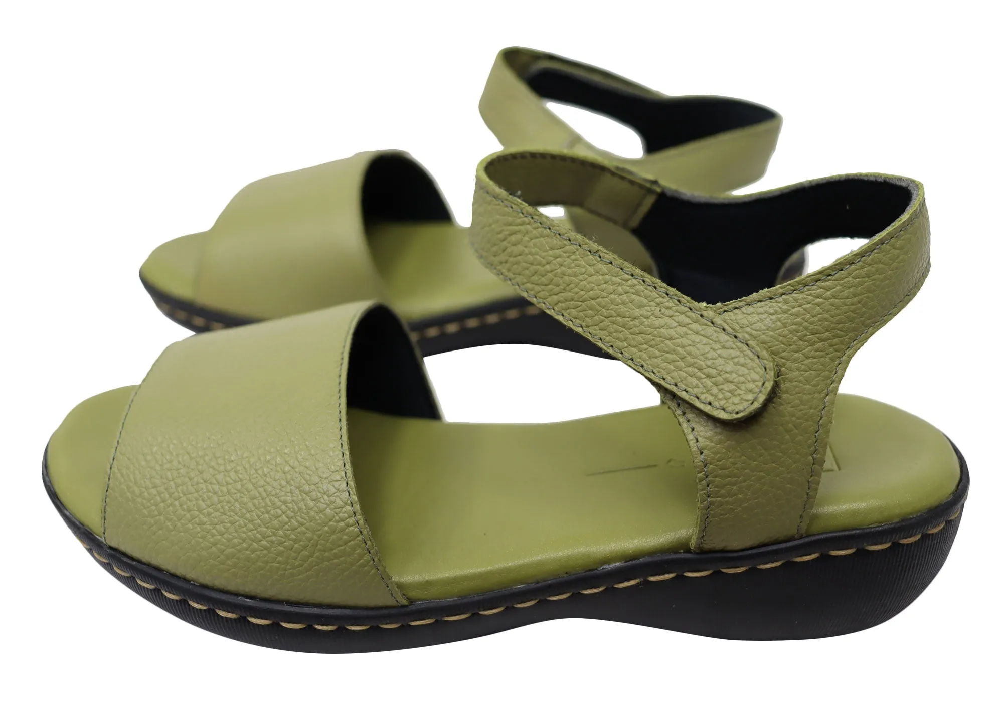 Via Paula Greta Womens Brazilian Comfortable Leather Sandals