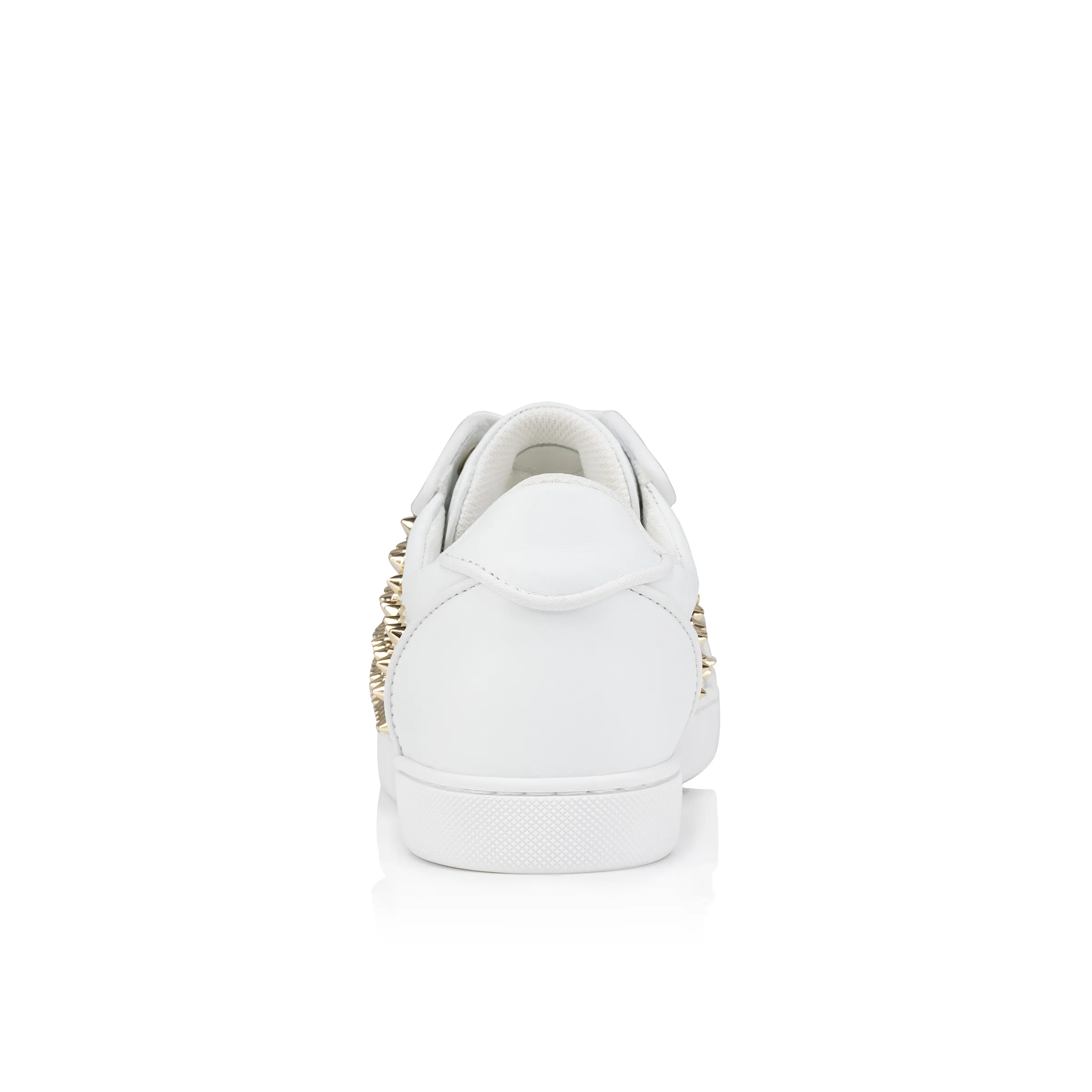 Vieira Night Spikes Sneakers - Smooth calf leather, nappa leather and spikes - White - Women