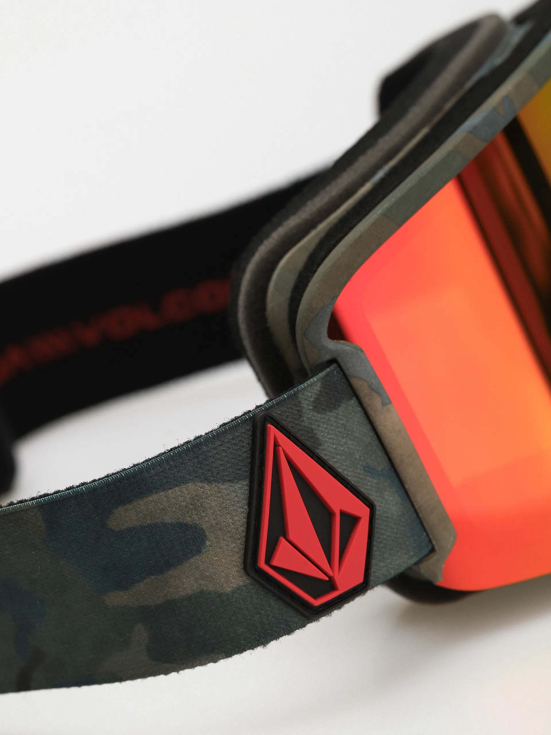 Volcom Garden Goggles (cloudwash camo/red chrome+bl yellow)