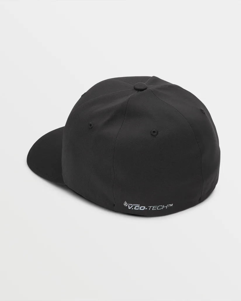 Volcom Stone Tech Flexfit Delta Hat-Black