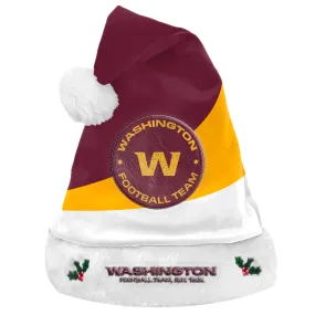 Washington Football Team Colorblock Santa Hat