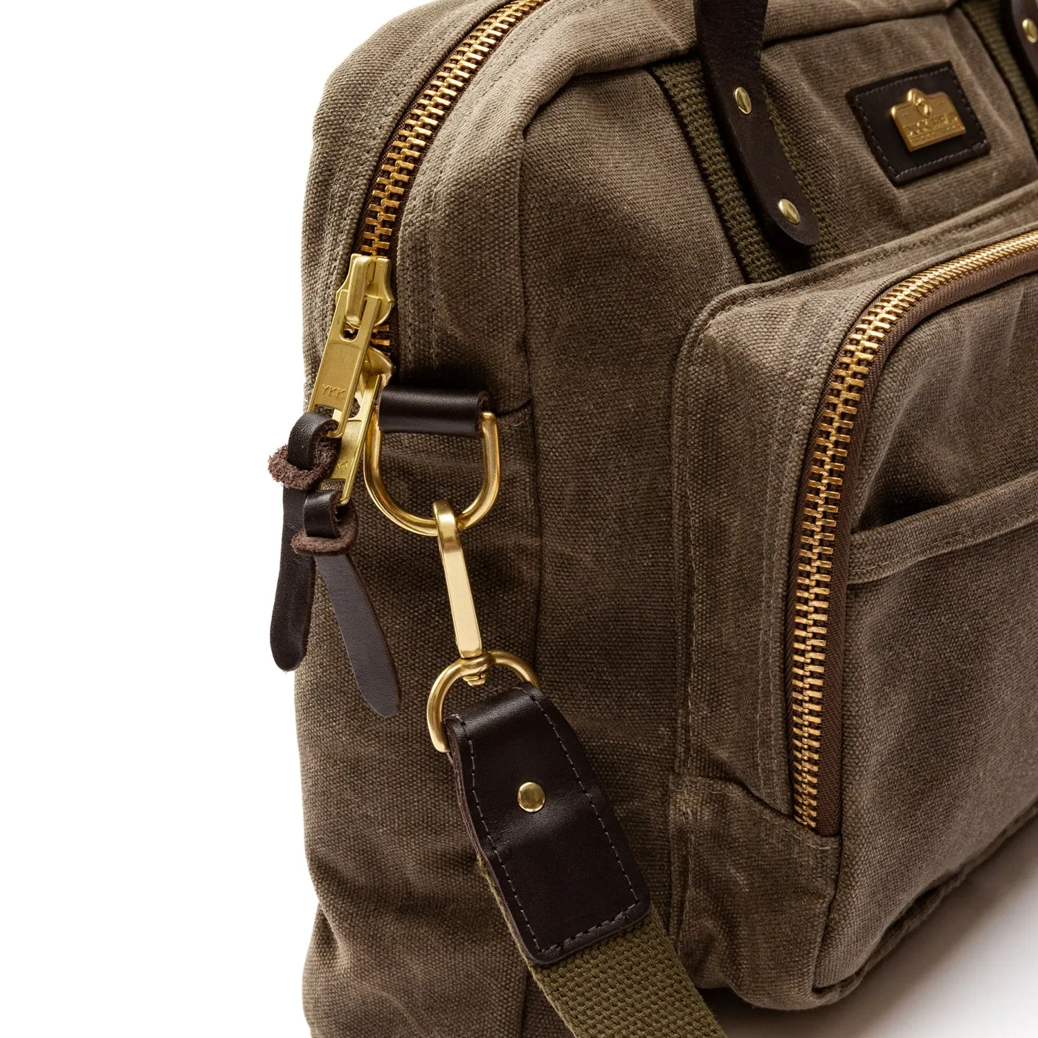 Waxed Canvas Laptop Bag