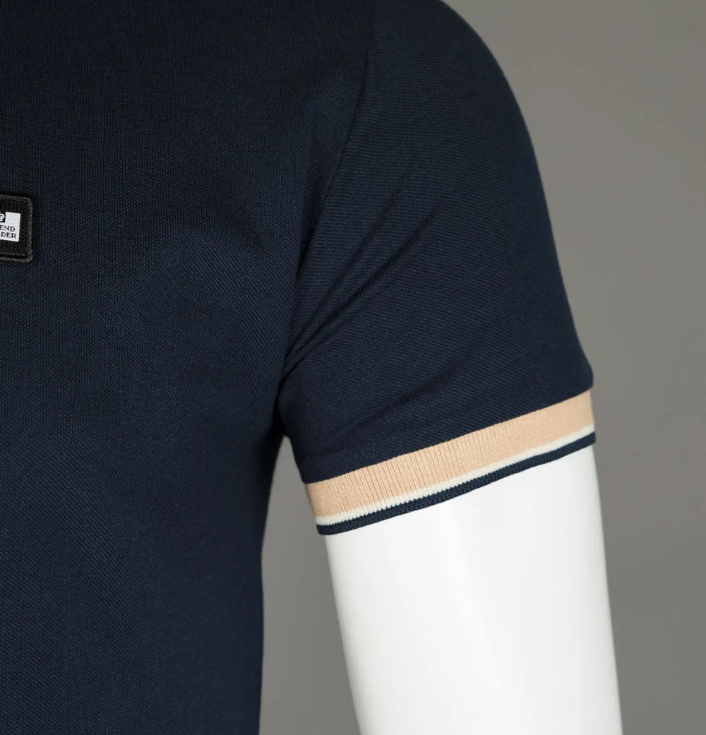 Weekend Offender Sakai Polo Shirt Navy