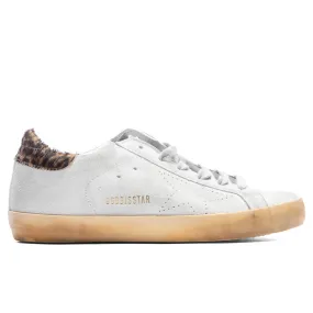 Women's Super-Star Skate Sneakers - White/Beige Brown Black Leo