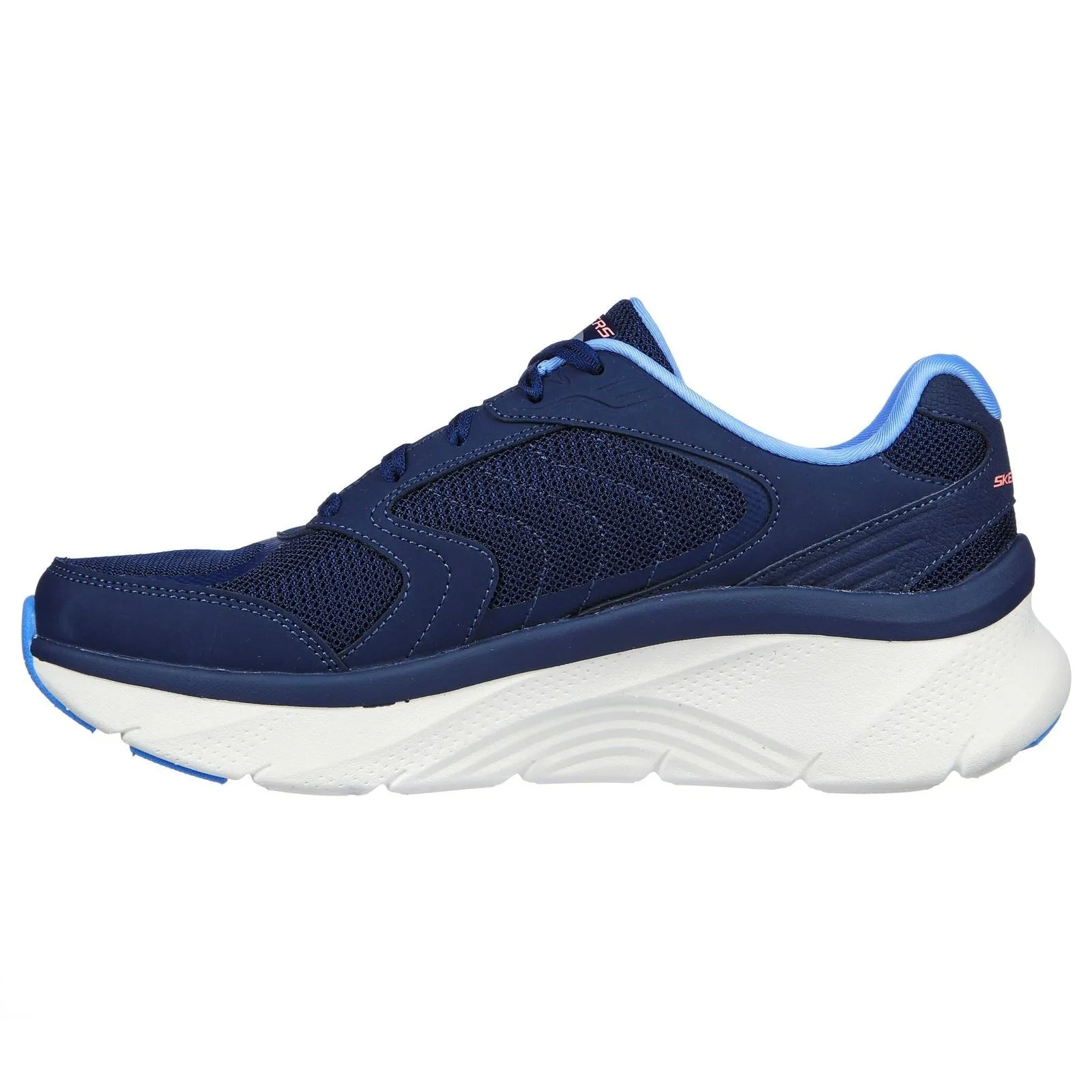 Women's Wide Fit Skechers 149686 Arch Fit D'Lux Sneakers - Navy/Blue