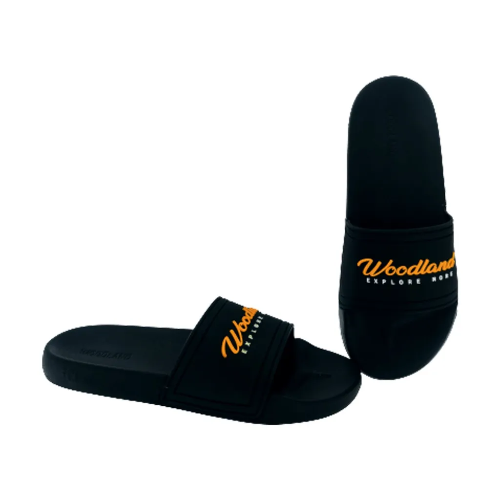 WOODLAND 4299022 BLACK MEN'S FLIP FLOP SLIPPER