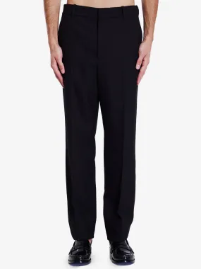 WOOL GABARDINE TROUSERS