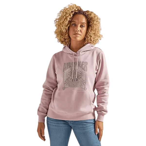 Wrangler Women's Groovy Sun Keepsake Lilac Hoodie 112339546