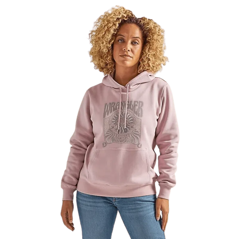 Wrangler Women's Groovy Sun Keepsake Lilac Hoodie 112339546