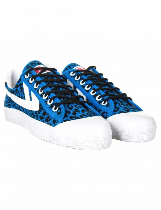 x Warrior Lo Trainers - Leopard Sky Azure