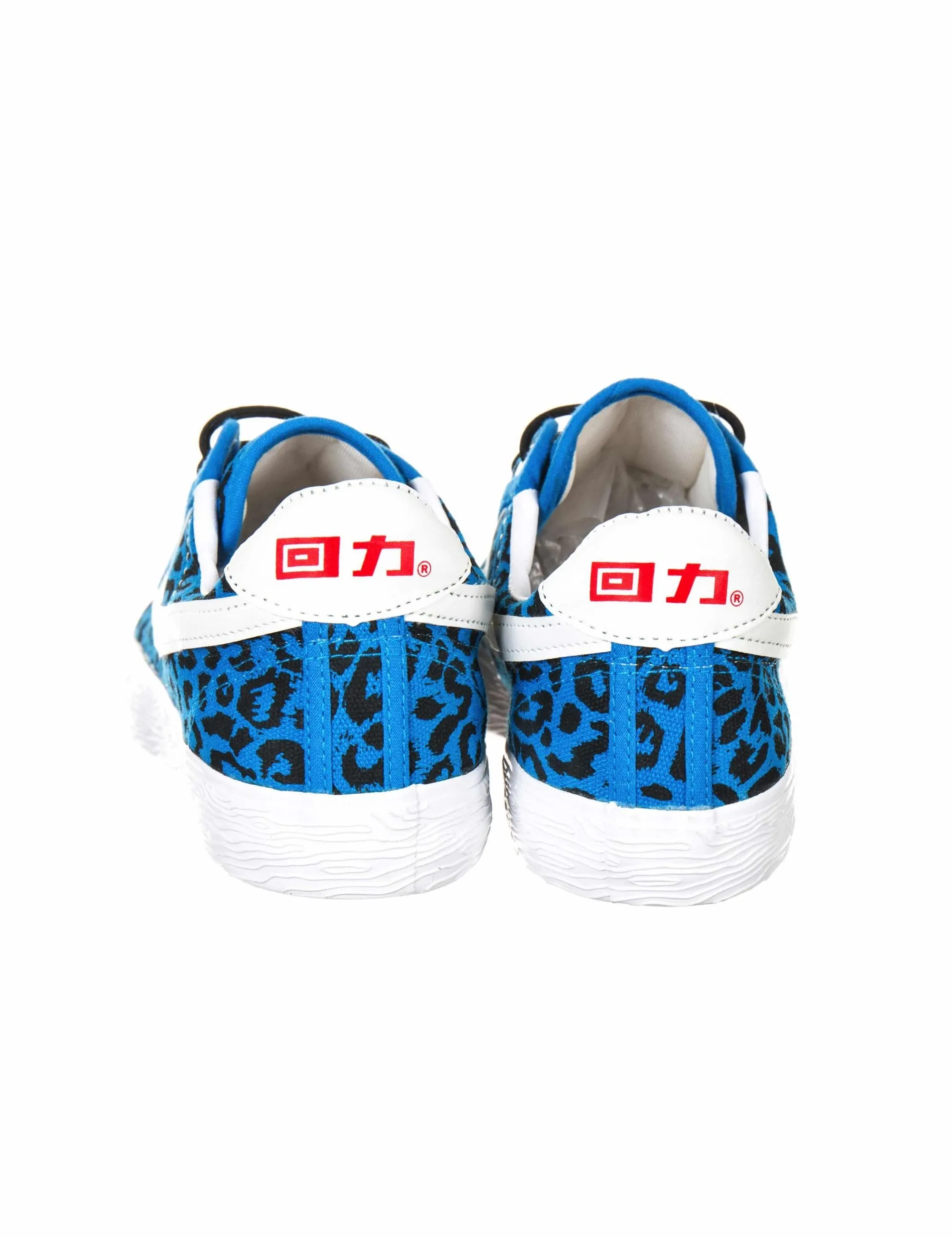 x Warrior Lo Trainers - Leopard Sky Azure