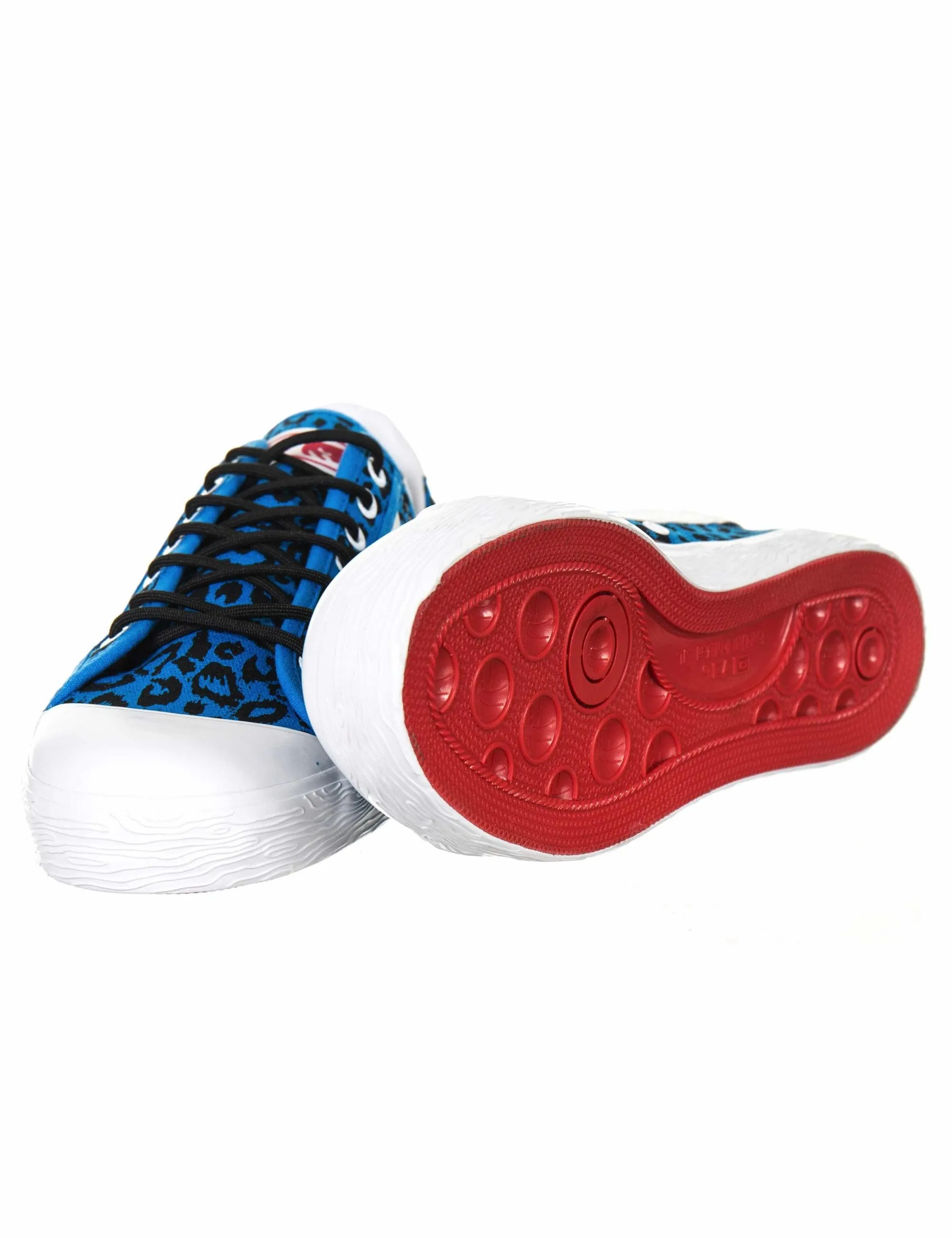 x Warrior Lo Trainers - Leopard Sky Azure