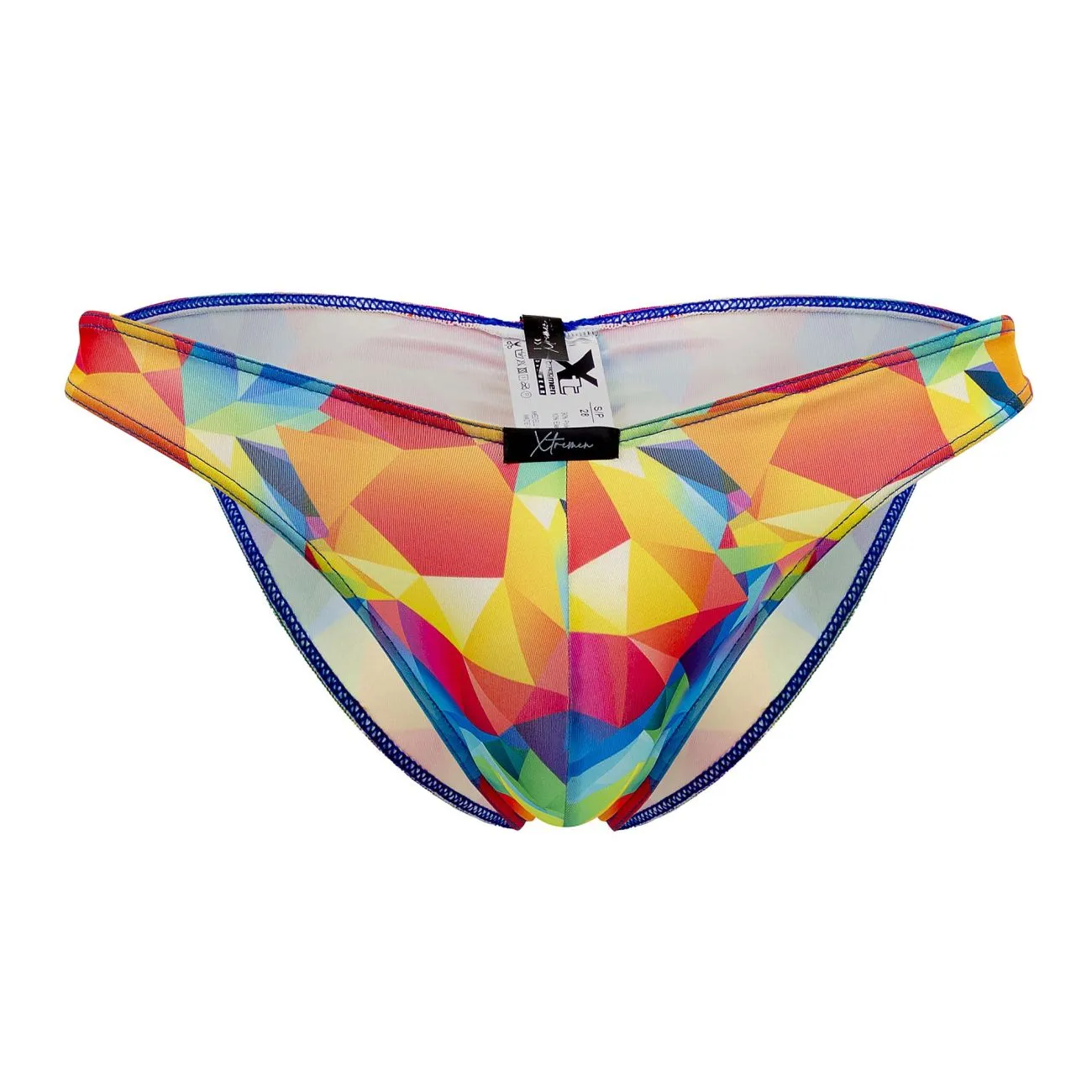 Xtremen Printed Microfiber Bikini - Rainbow Prism