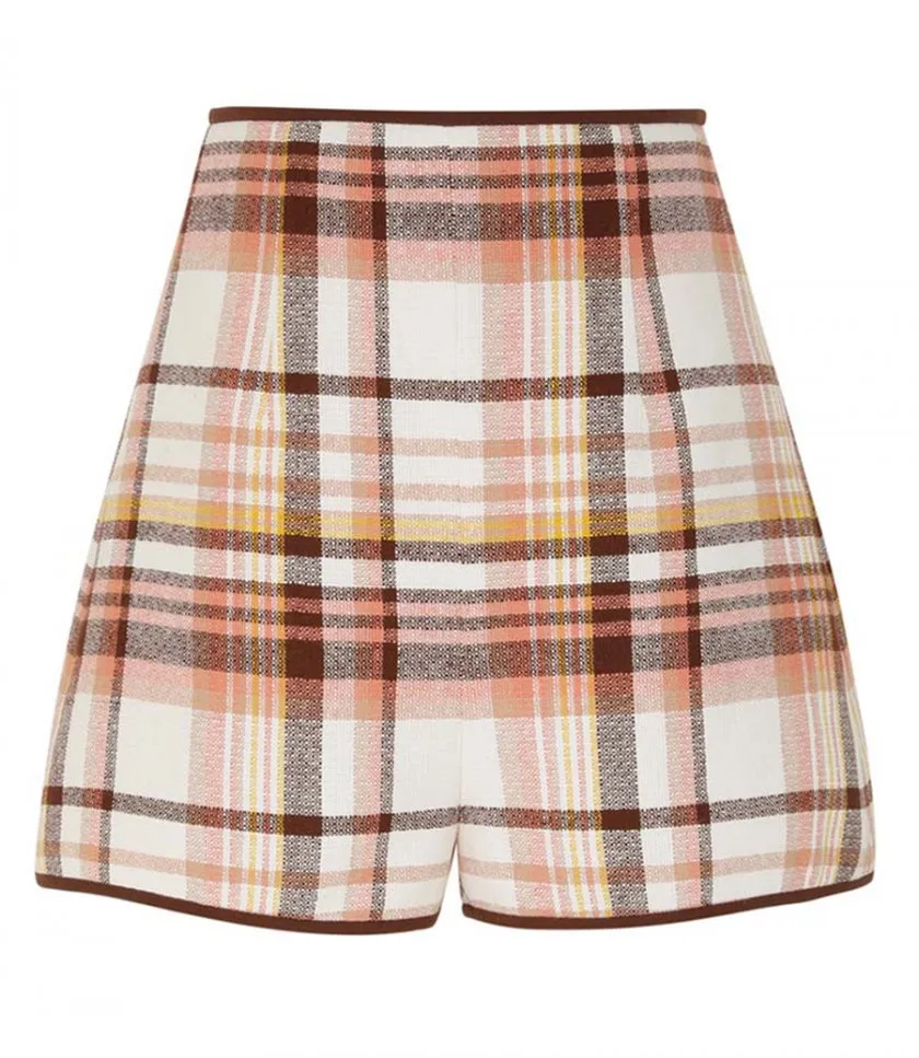 ZIMMERMANNMATCHMAKER CHECK DANCE SHORT